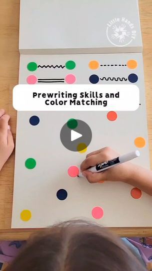 28K views · 203 reactions | Prewriting Skills and Color Matching   This is a fun prewriting practice for preschoolers and toddlers. It is a great way to prepare your little one for writing and at the same time identify colors. Ages 3 and up  #activitiesforkids #homeschool #smartkids #prewriting #colormatching #practicewriting | Little Hands DIY | Audiosphere · Give a Little Smile Prewriting Practice, Prewriting Activities Preschool, Prewriting Skills, Cognitive Activities, Pre Writing Activities, Pre Writing, Smart Kids, Writing Practice, Preschool Activities