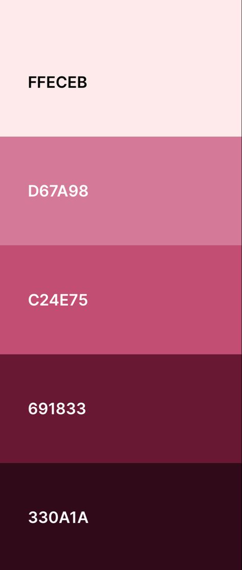 Valentines Day Color Palette, Valentine Color Palette, Day Color Palette, Palette Design, Color Schemes Colour Palettes, Pink Shades, Valentine Coloring, Color Codes, Color Palette Design