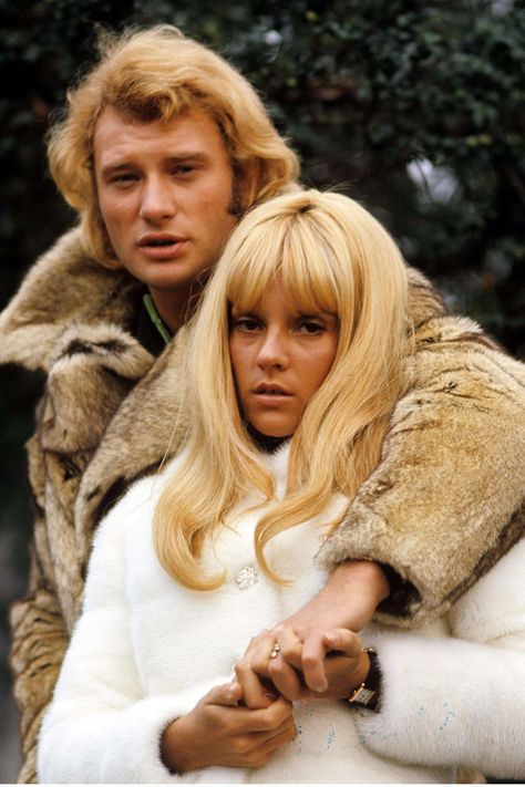 Johnny Hallyday et Sylvie Vartan Johnny Haliday, Johnny Hallyday Sylvie Vartan, Johnny Halliday, 1960 Style, Vartan Sylvie, French Pop, Jean Philippe, Actor Studio, Sylvie Vartan