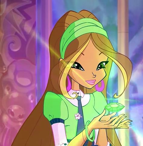 Winx Club, Green, Hair, Anime