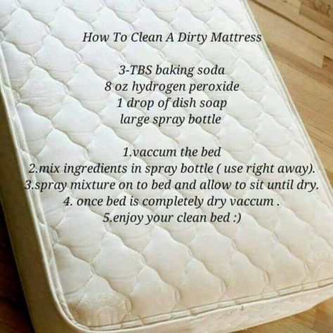 Clean Your Mattress, Clean Baking Pans, Cleaning Painted Walls, The Whoot, Mattress Cleaning, Deep Cleaning Tips, Household Cleaning Tips, Cleaning Recipes, Cleaners Homemade