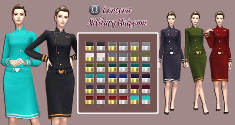 Game Outfit, The Astronaut, Color Tag, Heart And Soul, Gaming Clothes, Military Uniform, Maxis Match, Custom Content, Sims 4 Mods