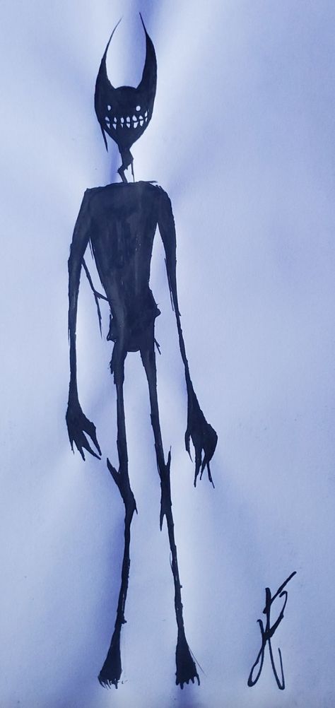 Horror art creature Tall Guys, Art