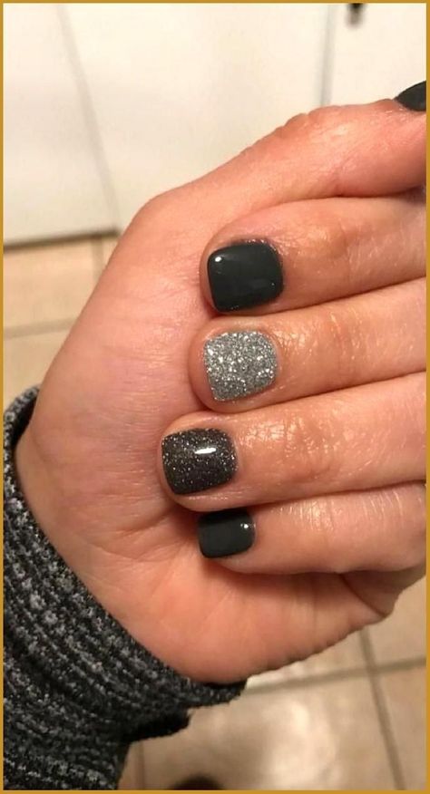 Gray Dip Nails, Fall Dip, Manicure Gel, Dip Nails, Design Nails, Shellac Nails, Trendy Nail Design, Short Nail Designs, Dip Powder Nails