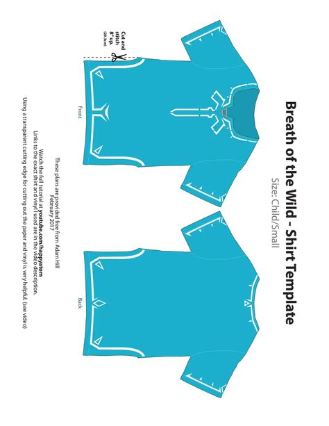 Zelda Shirt, Shirt Template, Breath Of The Wild, Cool Things To Make, The Wild, Click Here, Zelda, Socks, Halloween