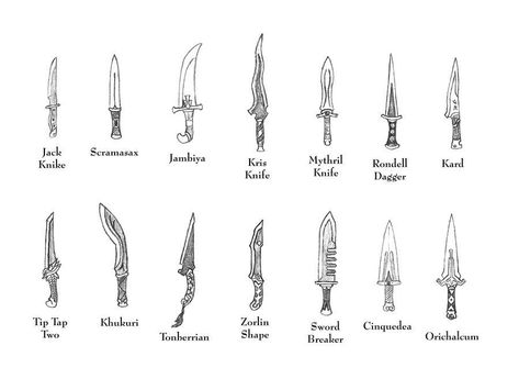 Dagger Drawing, Poses Anime, Knife Drawing, Types Of Swords, Types Of Knives, Knife Art, Drawing Poses, Drawing Reference Poses, Art Reference Photos