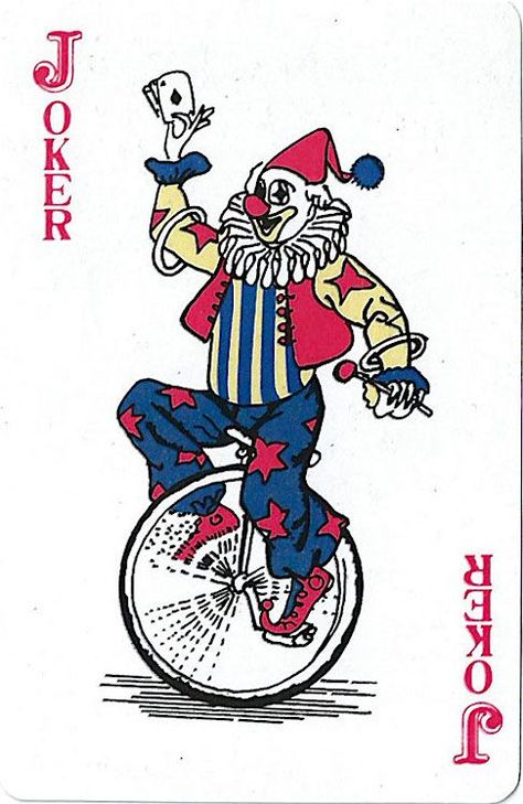 Joker Playing Card, Joker Card, Circus Poster, Vintage Clown, Card Tattoo, Tattoo Art Drawings, Vintage Circus, High Fantasy, Playing Card