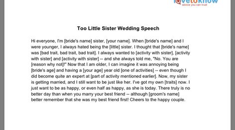 Sister Speech At Wedding, Wedding Speech Ideas Sister, Maid Of Honor Speech For Sister, Wedding Speech Examples, Sister Wedding Speeches, Speech Examples, Bride Speech, California Tattoo, Maid Of Honor Speech