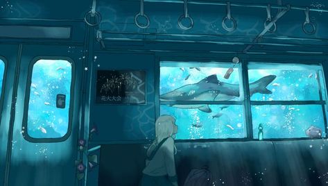 Blue Desktop Wallpaper, Fat Rat, Computer Ideas, Underwater Wallpaper, Laptop Backgrounds, Cocoppa Wallpaper, Underwater Art, Fish Wallpaper, Blue Anime