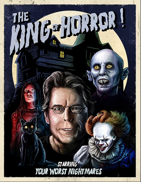 Stephen King Drawings, Stephen King Fan Art, Stephen King Quotes, Kings Movie, Steven King, Stephen King Movies, Stephen King Books, Scary Books, Horror Movie Icons