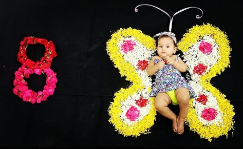 DIY 8th month baby photoshoot 8 Month Photoshoot Ideas At Home, 8 Th Month Baby Photo Shoot, 8 Month Photoshoot, 8th Month Baby Photo Ideas, 8 Month Baby Photoshoot, Diy Baby Photoshoot, Baby Photoshoot At Home, Diy Wedding Crafts, 8th Month