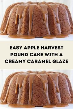 Hello Cake, Apple Cake Recipe Easy, Apple Bundt Cake, Cake With Caramel, Caramel Glaze, Creamy Caramel, Pound Cake Recipe, Pound Cakes, Apple Cake Recipes