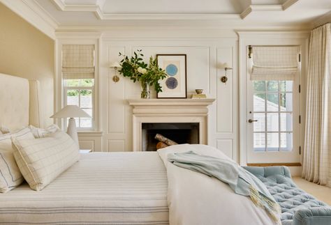 Multipurpose Guest Room, Cozy Guest Rooms, Contemporary Design Style, New England Homes, Girl’s Room, Grand Homes, Main Bedroom, House And Home Magazine, Large Homes