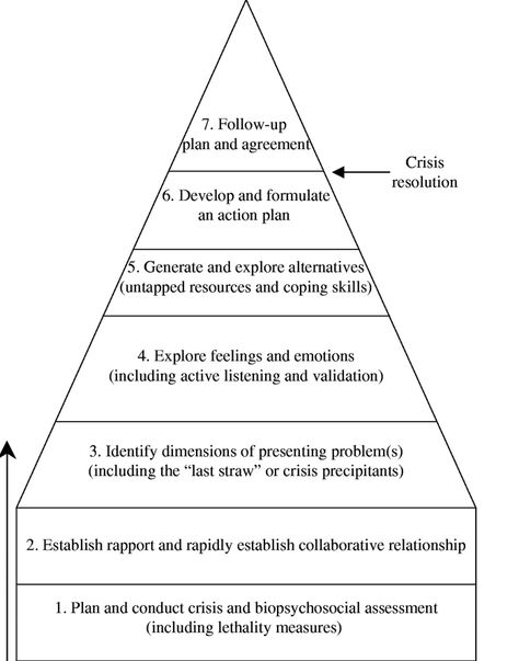 Roberts' Seven Stage Crisis Intervention Model Social Work Theories, Lcsw Exam, Social Work Exam, Counseling Techniques, Therapeutic Recreation, Clinical Social Work, Crisis Intervention, Recreation Therapy, Mental Health Therapy