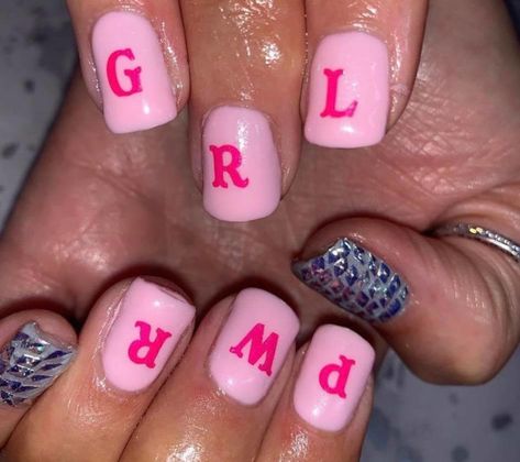 Celebrate Women’s History Month With These Feminist Nails Feminist Nails Art, Women’s History Month Nails, Feminist Nail Art, Feminist Nails, Monthly Nails, Belle Nails, Nail Work, Celebrate Women, Womens Month