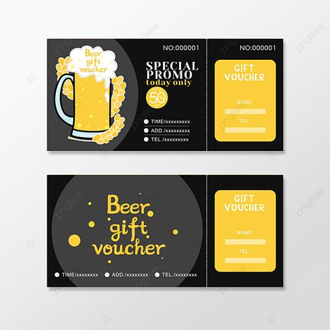 Beer Discount Coupon Crystal Texture, Eid Al-adha, Promo Gifts, Coupon Template, Poster Banner, Coupon Design, Making Greeting Cards, Luxury Flowers, Template Download