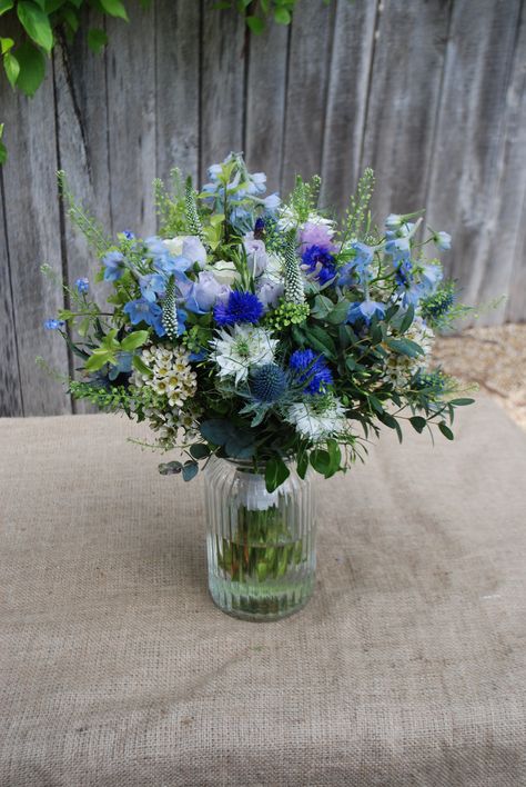 Cornflower Wedding Bouquet, Blue Green Bouquet, English Wildflowers, Cornflower Wedding, Cornflower Blue Wedding, Green Bridal Bouquet, Flower Arches, Bouquets Bridesmaids, Wildflower Centerpieces