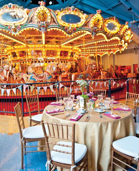 Please Touch Museum's Carousel House is one of the unique wedding venues featured in Huffington Post's "8 Crazy Cool Places You Can Actually Get Married"! huff.to/1peQO7h #PhiladelphiaWeddings #Weddings Carousel Wedding, Philadelphia Wedding Venues, Laika Studios, Wedding Fotos, Philly Wedding, Wedding Ceremony Script, Circus Wedding, Offbeat Wedding, Carnival Wedding