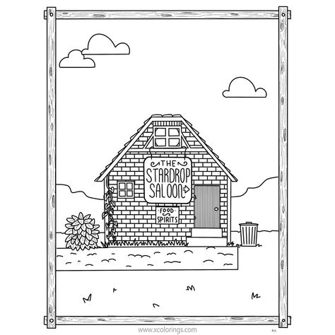 Stardew Valley Coloring Pages Fanart by RobynSmith. Stardew Valley Coloring Pages, Baby Coloring Pages, Unicorn Colors, Unicorn Coloring Pages, Baby Colors, Stardew Valley, Inspirational Books, Coloring Books, Coloring Pages