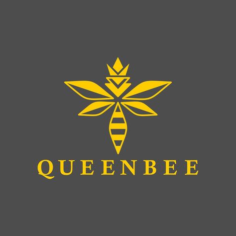 Simple modern Colorful Queen Bee with Crown logo design inspiration Queen Bee Logo Design, Queen Bee Logo, Bee Logo Design, Crown Logo Design, Bee Logo, Crown Logo, Queen Bee, Queen Bees, Logo Design Inspiration