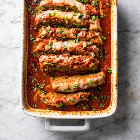 All the soulful flavor of Sunday supper with none of the fuss—meatloaf just got a whole lot more interesting. Italian Meatloaf Recipes, Fresh Basil Recipes, Cooks Country, Italian Meatloaf, Cooks Country Recipes, Meatloaf Sandwich, Illustrated Recipes, Donut Toppings, Cookie Toppings