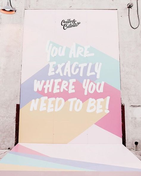 CREATE & CULTIVATE on Instagram: “What does success mean or look like for you?🤷‍♀️ Growing up, a lot of us probably thought success equated to wealth + status. And it felt…” Positive Wall Murals, Quote Wall Mural, Quote Mural, Instagram Walls, Kids Hospital, Aspiration Quotes, Light Graffiti, Ocean Paradise, Graffiti Quotes