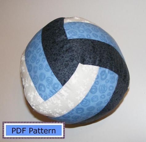 Volleyball Pillow Pattern--I might like to try making this! Volleyball Pillow, Volleyball Ideas, First Sewing Projects, Volleyball Tips, Unique Pillow, Volleyball Mom, Volley Ball, Water Polo, Cute Crafts