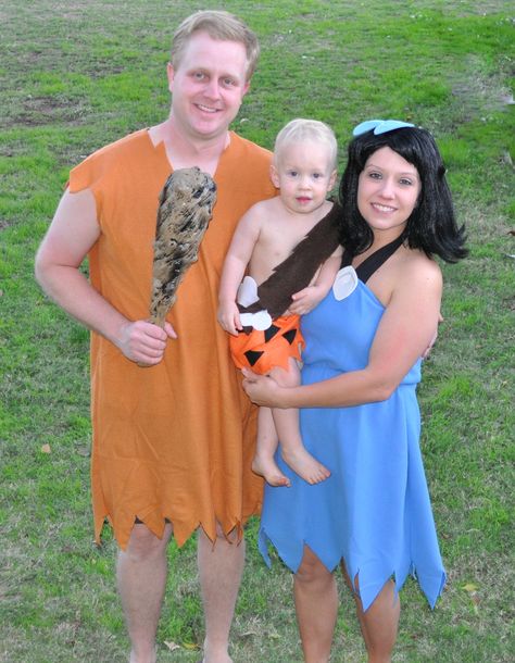 William's Bamm Bamm costume Rubble Costume, Betty Rubble Costume, Small Halloween Party, Bam Bam Costume, Halloween Costumes For Big Kids, Family Themed Halloween Costumes, Betty Rubble, Bamm Bamm, Themed Halloween Costumes