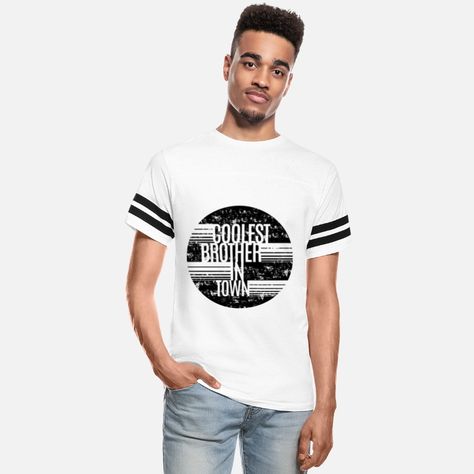 'Coolest Brother In Town' Unisex Vintage Sport T-Shirt | Spreadshirt Renzo Gracie, Gracie Jiu Jitsu, Vintage Sport, Vintage Sports, Merchandise Design, Sport T Shirt, Vintage Tshirts, White Undershirt, Houston