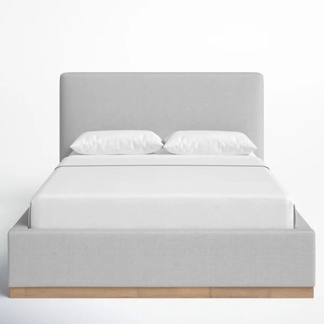 Grounded Upholstered Wood Base Bed King Bed Frame, Queen Bed Frame, Bed Slats, Under Bed, Platform Bed Frame, High Quality Furniture, Bedroom Furniture Beds, Bed Frame And Headboard, Upholstered Beds