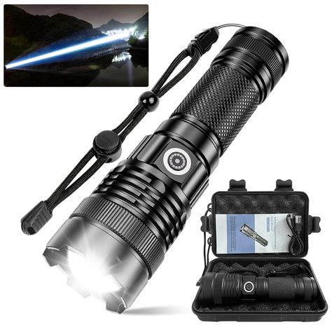 Apocalypse Survival Gear, Convex Lens, Super Bright Flashlight, Carrying Boxes, Apocalypse Survival, Rechargeable Flashlight, Power Failure, Flash Light, Emergency Lighting