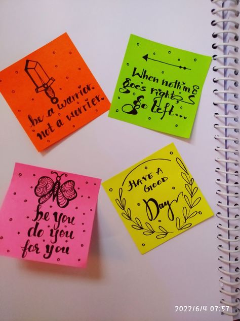 Stick Notes Quotes, Sticky Notes Aesthetic Drawing, Stick Notes Ideas Wall Study, Sticky Notes Quotes Aesthetic, Cute Sticky Notes Quotes, Sticky Notes Motivation Wall, Stick Notes Ideas Wall, Sticky Notes Wall Decor, Sticky Notes Drawings Doodles