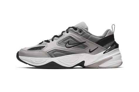 Nike's M2K Tekno Receives a Polished "Cool Grey" Makeover Nike Mk2 Tekno, Nike Mk2, Dad Shoe, Nike M2k, Dad Shoes, Sneaker Collection, Adidas Samba, Saucony Sneaker, Air Jordan Sneaker