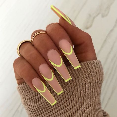 Edgy Nails, Her Nails, Long Acrylic Nails Coffin, Bling Acrylic Nails, Square Acrylic Nails, Dream Nails, Fire Nails, Coffin Nails Designs, Dope Nails