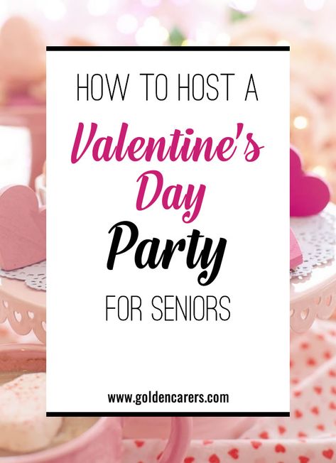 Church Valentines Party, Valentines Theme Party, Church Valentines, Valentine's Day Party Games, Valentine Party Game, Nursing Home Activities, Adult Valentines, February Activity, Valentines Games