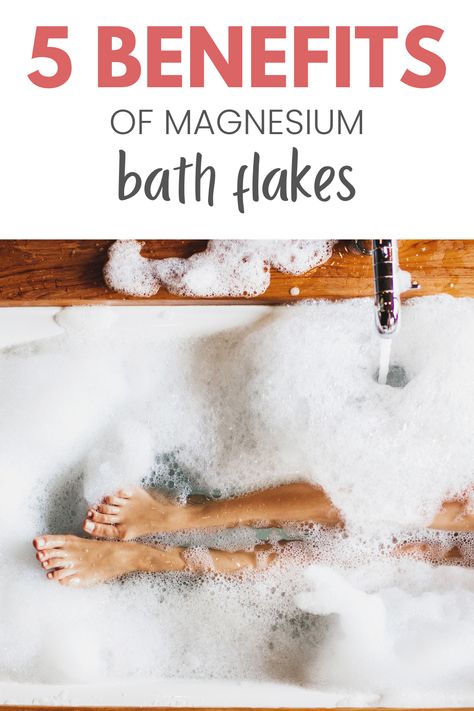 Magnesium Bath Salts, Benefits Of Magnesium, Bath Benefits, Magnesium Flakes, Magnesium Bath, Nerve Health, Magnesium Benefits, Health Signs, Tongue Health