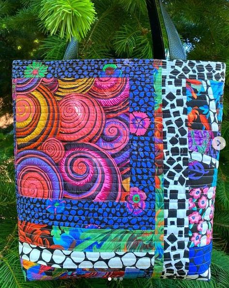 Why I Don’t Do Commissions and Some Other Stuff – agilejack Kaffe Fassett Quilts, Bag Obsession, Hand Thrown Pottery, Quilted Purses, My Sewing Room, Kaffe Fassett, Patchwork Bags, Patch Quilt, Bags Tutorial