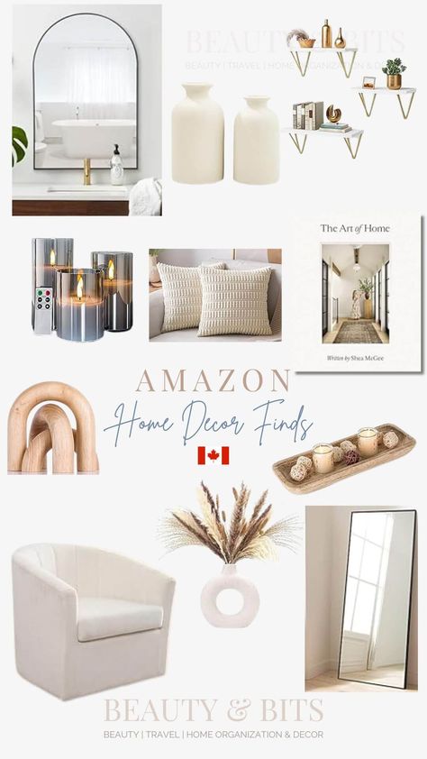 Transform your home into a cozy haven with these top budget-friendly home decor finds from Amazon Canada 🤩 Get inspired by our favourites, and create your own dream space. Home Organization Kitchen, Canada Decor, Laundry Bedroom, Home Minimalist, Home Decor Finds, Amazon Canada, Interior Design Decor, Magical Home, Budget Friendly Decor