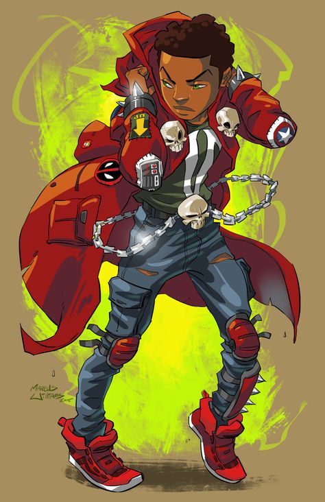 Take a look at comic book illustrator Marcus Williams’ ‘Young Heroes’ poster series. The Atlanta-based artist (known for his superheroine ‘Super Natural‘) writes: “The “Young Heroes” line exist due to multiple conversations I’ve had with black parents that come to comic conventions with their young children and complain of not having enough black or ethnic … Marcus Williams, Read More, Illustrator, Anime, On Instagram, Instagram, Black, Art