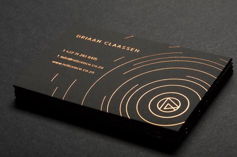 FPO: Reticence Stationery Sophisticated Business Card, Business Card Gallery, Restaurant Business Cards, Graphic Design Business Card, Gold Business Card, Business Card Design Inspiration, Minimal Business Card, Business Card Design Creative, Luxury Business Cards