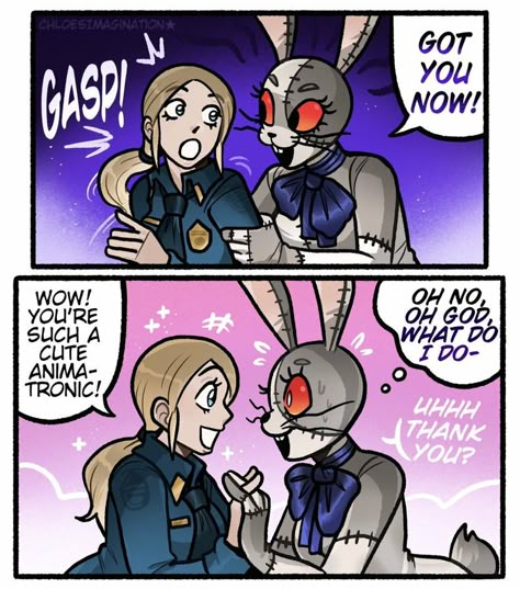 Fnaf Comics Ships, Fnaf Fazbear Frights Fanart, Fnaf Rebornica Comics, Fnaf Comics Sister Location, Fnaf Memes Funny, Sun And Moon Drawings, Animatronic Fnaf, Do Cute, Fnaf Movie