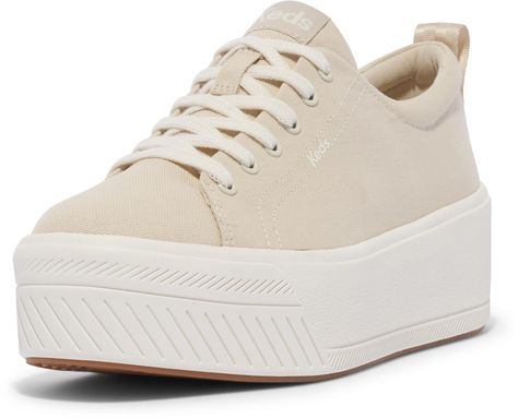 PRICES MAY VARY. Canvas upper Lightweight lace-up platform sneaker Lace-to-toe upper for an adjustable width Soft, breathable canvas lining 10% recycled PU foam Softerra footbed Lacing Sneakers, Platform Sneaker, Kids Luggage, Luxury Store, Outdoor Woman, Fashion Sneakers, Pharmacy Gifts, Keds, Sneakers Fashion