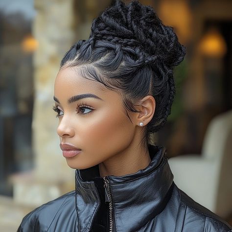 20 Vibrant Flat Twist Hairstyles to Try This Year - Hair Guru Twist Out Hairstyles, Voluminous Updo, Flat Twist Out, Out Hairstyles, Flat Twist Hairstyles, Flat Twist Updo, Low Updo, Chunky Braids, Ponytail Updo