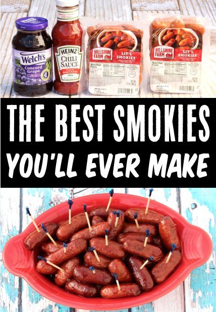 Crockpot Little Smokies Grape Jelly Little Weenies Recipe, Crockpot Smokies, Cocktail Sausage Recipes, Grape Jelly Recipe, Crockpot Little Smokies, Cocktail Weenies, Little Smokies Recipes, Smokies Recipe, Little Smokies