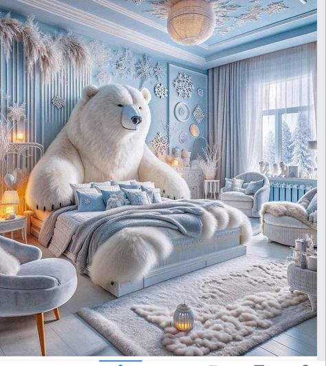 Bear Bed, Cute Bedroom Decor, Stylish Bedroom, Cozy Room, Room Inspiration Bedroom, Dream Rooms, Bedroom Themes, Dream House Decor, Beautiful Bedrooms