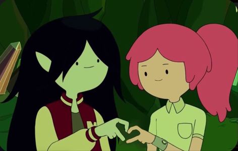 Adventure Time, Cartoon Characters, Tumblr, On Twitter, Twitter, Plants, Green, Hair, Pink