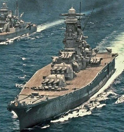 Yamato by milut Yamato Class Battleship, Imperial Japanese Navy, Us Navy Ships, Naval History, Navy Ships, Aircraft Carrier, Military Art, Military History, Sailing