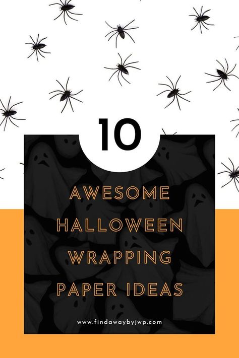 More than 10 awesome Halloween wrapping papers for a creative gift wrapping Creative Gift Wrapping, Wrapping Papers, Diy Crafts For Home Decor, Find A Way, Wrapping Ideas, Creative Life, Halloween Gift, Creative Gifts, Halloween Crafts