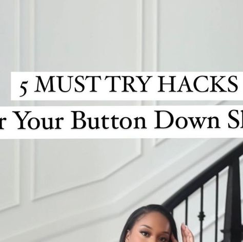 How To Cross Tuck Button Down Shirt, Ways To Wear A Collared Shirt, How To Tie Oversized Shirt Tees, Ways To Wear A Button Up Shirt, Button Down Shirt Hacks, Tying Oversized Shirt, Shirt Tuck, Close Pin, Crab Pasta