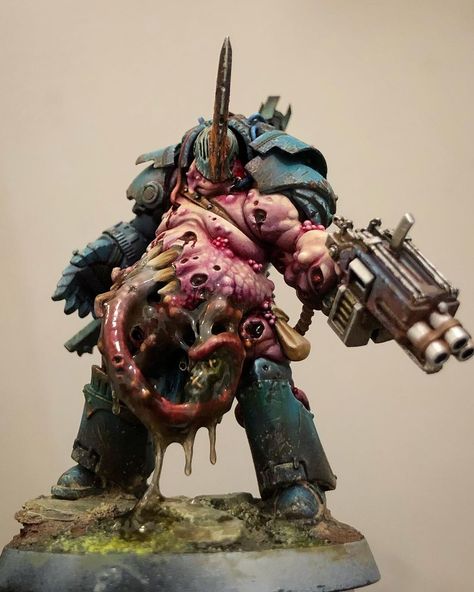 Plague Marines 40k, Deathguard 40k, Chaos Legion, P Photo, 40k Conversions, 40k Chaos, Warhammer 40k Figures, Warhammer Figures, Warhammer Paint